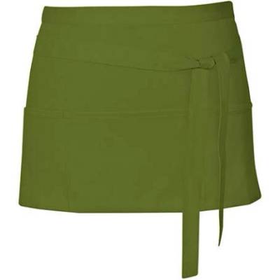 Link Kitchen Wear Koktejlová zástěra X983 Olive Pantone 378 60x30cm