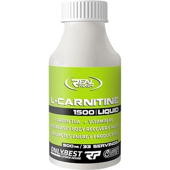 Image 1 of REAL PHARM L-Carnitine 1500 Liquid + Green Tea, 500 ml