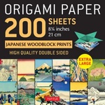 Tuttle Publishing Origami Paper 200 sheets Japanese Woodblock Prints 8 1/4" | Tuttle Publishing