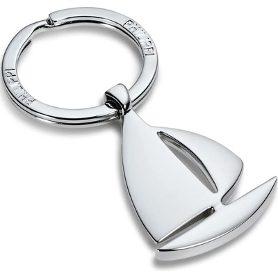 Philippi Ключодържател VELA 5 см, сребрист, Philippi (PHP245037)