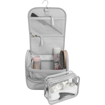 Stackers Пътна чантичка за тоалетни принадлежности Stackers каменносива (75774)