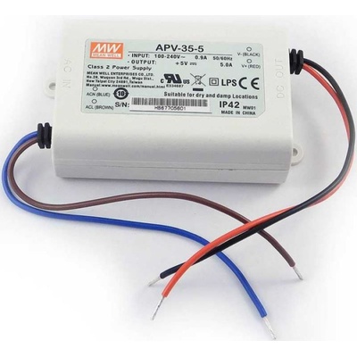 Zdroj - LED driver Mean Well APV-35-5, 5V DC/25W