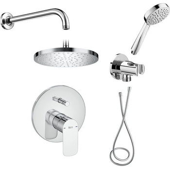 Roca Комплект за вграждане за вана/душ, Cala с кръгла душ глава ф 250, A5A066EC00 + A5B5250C00 + A5B2216C00 + A5B9B03C00 + A5B2250C00 + A5B0150C00 (170280)