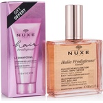 NUXE Huile Prodigieuse Florale Dry Oil 100 ml + Hair Prodigieux Le Shampooing 30 ml