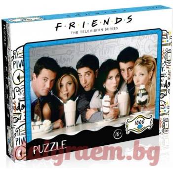 Image 1 of Winning Moves Пъзел Friends WM00377 - 1000 части - Млечен шейк (WM00377)