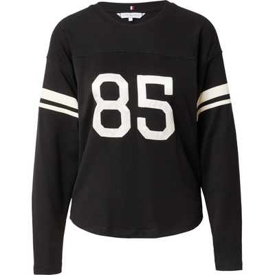 Tommy Hilfiger Тениска 'Varsity 85' черно, размер M