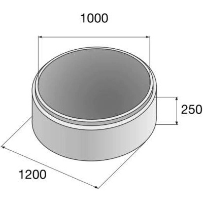 Skruž betonová 100/25cm