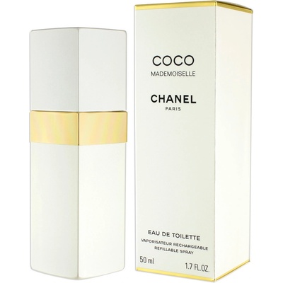 Chanel Coco Mademoiselle toaletní voda dámská 50 ml plnitelný flakon