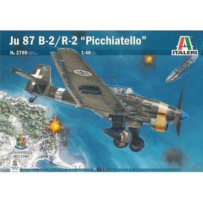Italeri Model Kit letadlo 2769 JU 87 B 2 R 2 PICCHIATELLO 33 2769 1:48