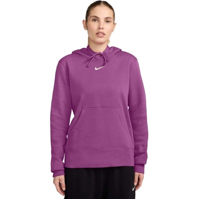 NIKE dámská zateplená mikina s kapucí W NSW PHNX FLC STD PO Hoodie růžová
