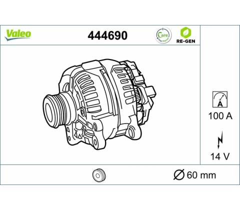 generátor VALEO 444690