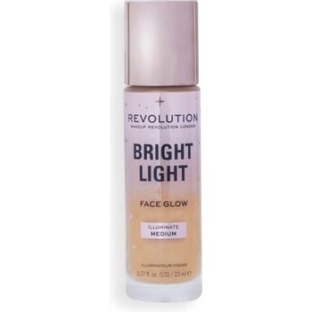 Makeup Revolution London Bright Light Face Glow озаряващ многофункционален фон дьо тен 23 ml нюанс Illuminate Medium