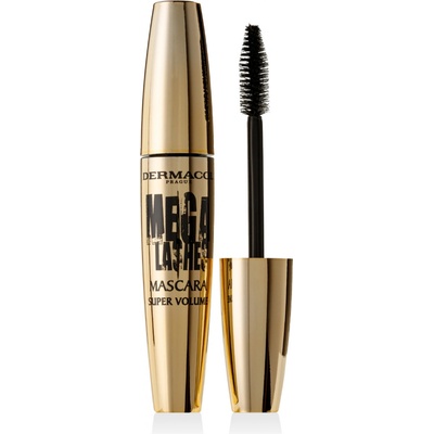 Dermacol Mega Lashes Super Volume Mascara objemová maskara black 13 ml