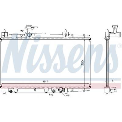 Chladič motoru NISSENS 64645A