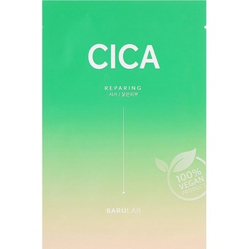 Barulab The Clean Vegan Cica Mask - Успокояваща текстилна маска с центела 1бр. /23г