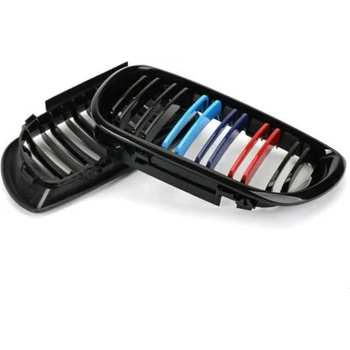 Image 1 of Решетки за bmw e46 седан, комби (2001+) - двойни с три цвята (px-zw-036a)