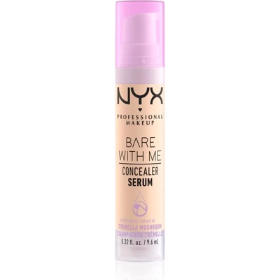 NYX Cosmetics Bare With Me Concealer Serum овлажняващ коректор 2 в 1 цвят 01 - Fair 9, 6ml