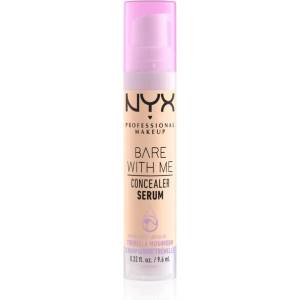 NYX Cosmetics Bare With Me Concealer Serum овлажняващ коректор 2 в 1 цвят 01 - Fair 9, 6ml