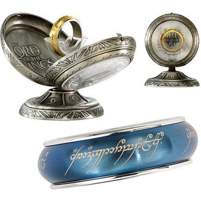 Noble Collection Prsteň moci modrý so strieborným okrajom FC8011X
