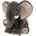 Keel Toys Плюшена играчка с клипс Keel Toys Keeleco - Слонче, 18 cm (SE4538)