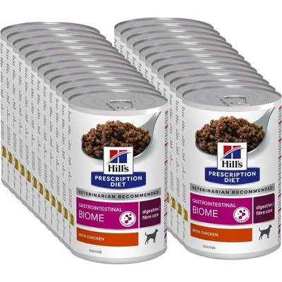 Hill’s Prescription Diet Adult Dog Gastrointestinal Biome Chicken 24 x 370 g