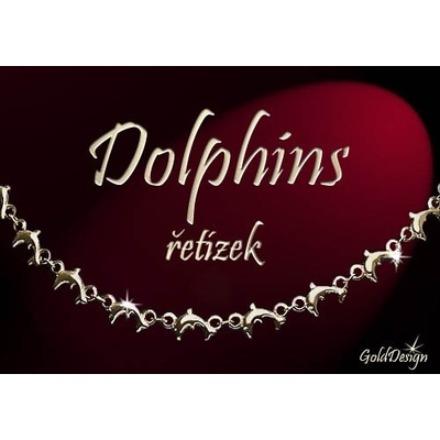 Gold Design Dolphins řetízek zlacený (GD88)