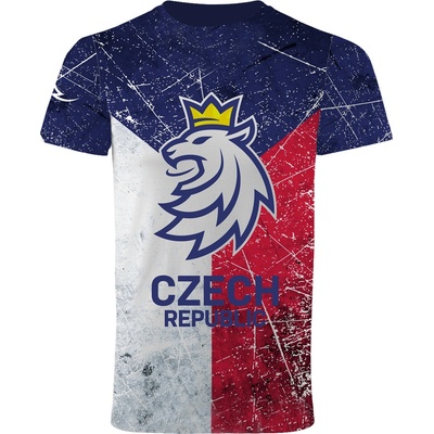 Střída Sport pánské tričko sublimované logo lev Český hokej