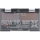 Rimmel London Brow This Way Palette 002 Medium Brown 2,4 g