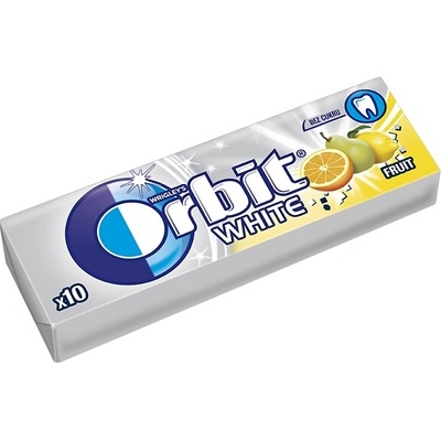Wrigley Wrigleys Orbit WHITE FRUIT dražé bez cukru 14g 10ks