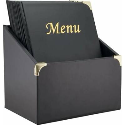 VERMES Box s jedálnymi lístkami BASIC A4, čierny, 10 kusov MC-BOX-BRA4-BL