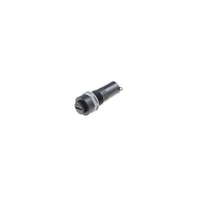 STELVIO KONTEK Zásuvka válcové pojistky 5x20mm 10A na panel Otv: Ø12,7mm