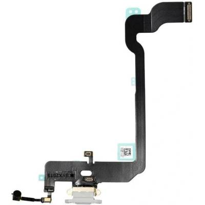 AppleKing nabíjecí a audio flex konektor pro iPhone XS - bílý