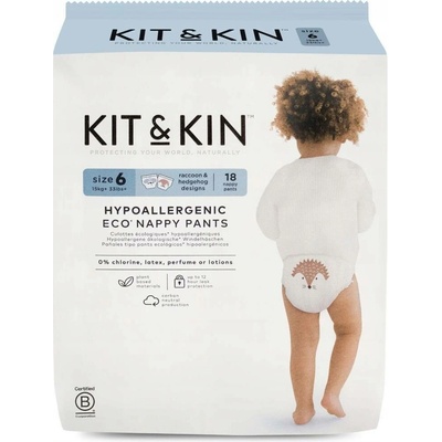 Kit&Kin 6 XL 15+ kg, Ježek/Mýval 18 ks