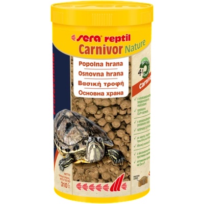 sera reptil Professional Carnivor Nature за месоядни влечуги 1l, 310gr