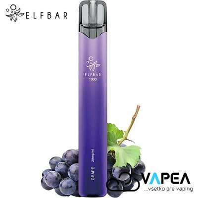 Elfbar 1000 Grape 20 mg 1000 poťahov