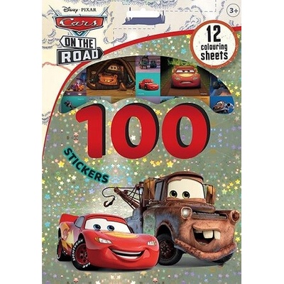 100 samolepiek s maľovankovými listami Autá
