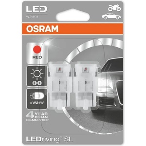 OSRAM Standart - W3x16d - W21W / RED - 7706R (0233) - комплект 2бр (7706R)