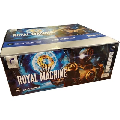V Sestavený ohňostroj Royal Machine 173 ran