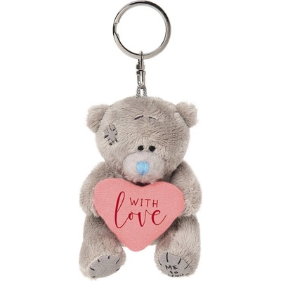 Přívěsek na klíče Me To You Medvídek plyšový se srdíčkem With Love S láskou 8 cm – Zbozi.Blesk.cz