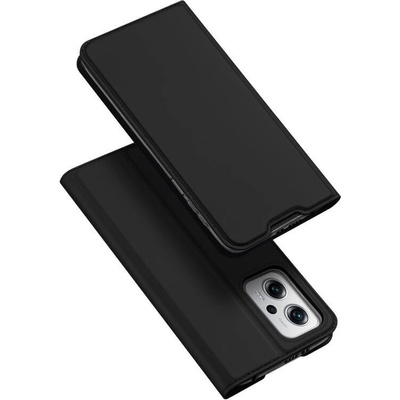 Pouzdro DUX stylové PU kožené Xiaomi Poco X4 GT 5G - černé