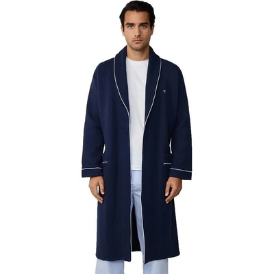 HACKETT Waffle dressing gown - Blue (Ink Blue)