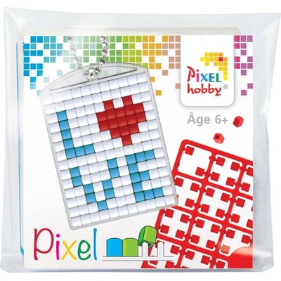Pixelhobby Мозайка с пиксели Pixelhobby, Ключодържател - Любов (23036)