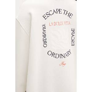 HUGO BOSS суичър дамски от памук Classic Crew_9 (50566677)