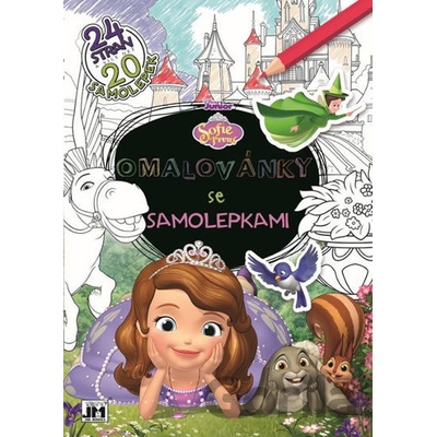 Omalovánky se samolepkami Sofie První