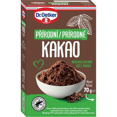 Dr. Oetker Prírodné kakao 70 g
