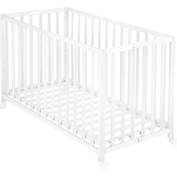 Roba Бяло сгъваемо легло на колела 60x120 cm Fold up - Roba (287100WE)