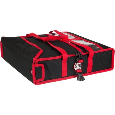 FURMIS Taška na pizzu na 2 krabice 500x500 mm, material Cordura, černá s červeným lemováním | FURMIS, T2XL