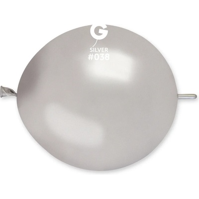 Gemar Свързващ сребрист балон с диаметър 30 см