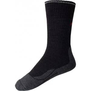 Falke Дамски туристически чорапи Falke Women's TK2 Wool Silk Walking socks - Anthracite Melange - размер 37-38 (EU) (201-1715-0112)