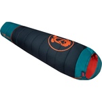 TROLLKIDS Детски спален чувал Trollkids Kid's Fjell Dreamer Extendable Kids' sleeping bag - Dark Navy / Dusky Turquoise / Glow Orange - размер 160-190 x 68 x 50 cm (516-0127-0711) Спален чувал
